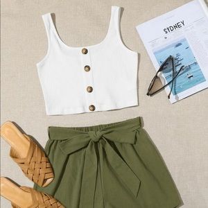 Short and Tank Top Set